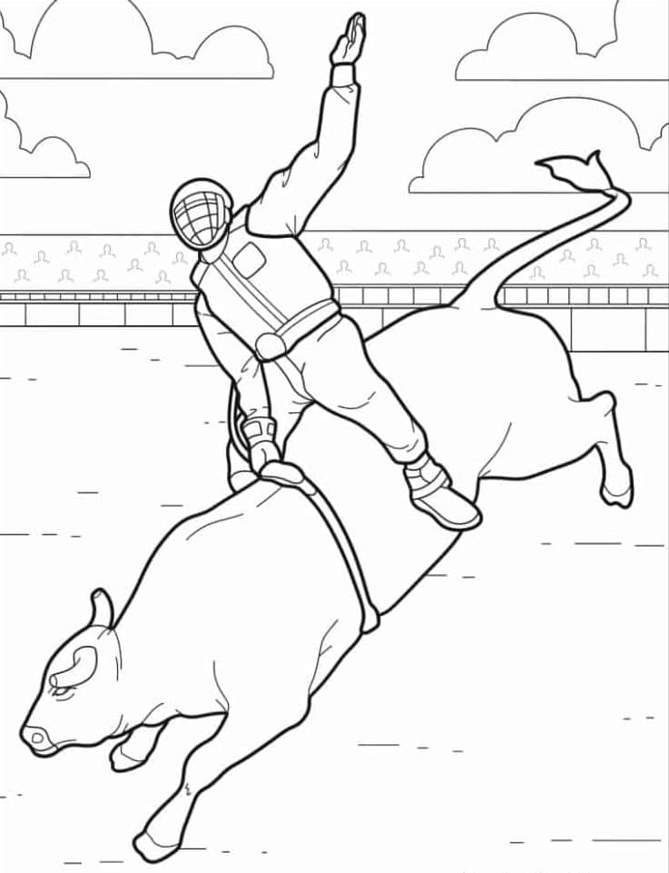 Tyrridning for børn Tegninger til Farvelægning