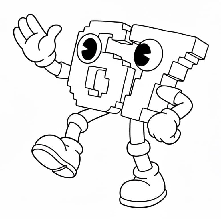 67 Brainrot Billede Tegninger til Farvelægning