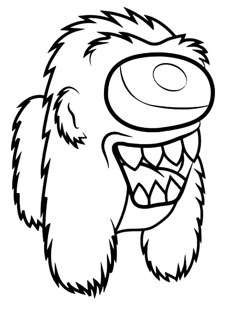 Among Us King Kong Tegninger til Farvelægning