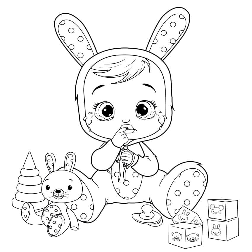 Cry Babies Coney Tegninger til Farvelægning