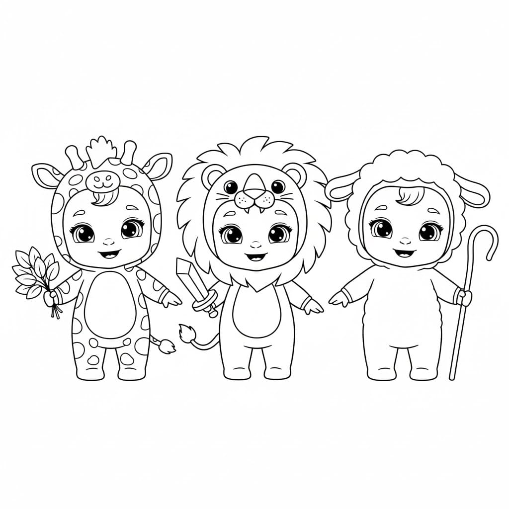 Cry Babies Tegning Tegninger til Farvelægning