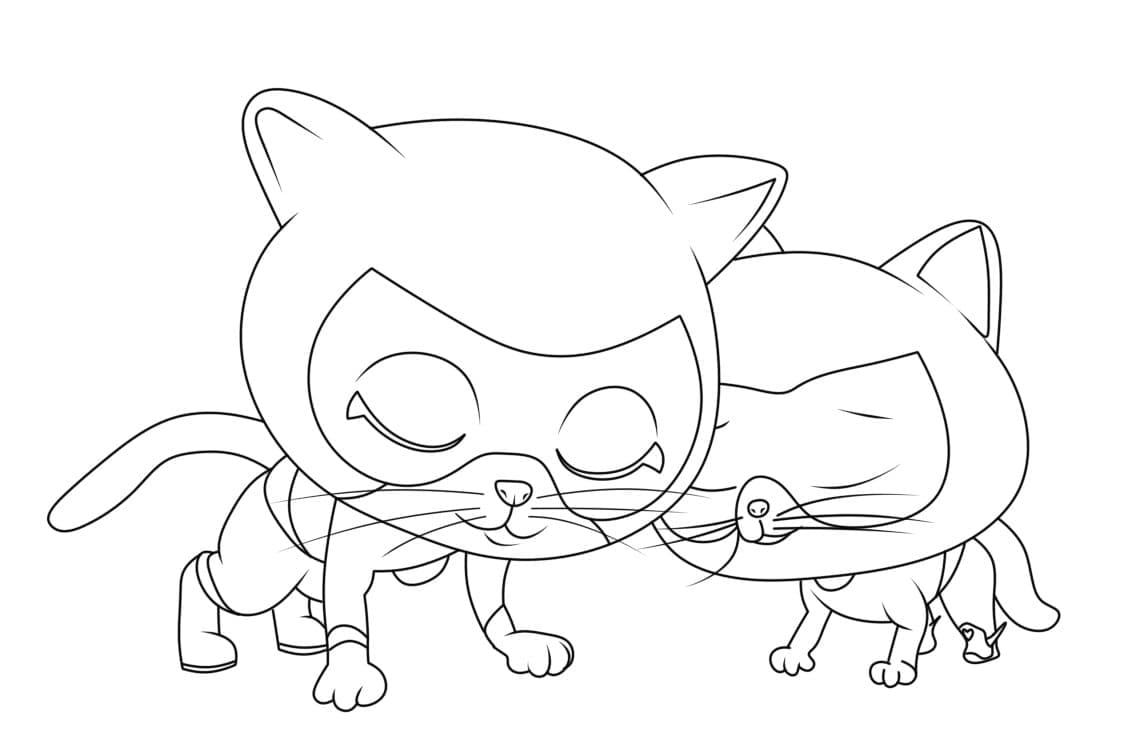 Dejlige Superkillinger Tegninger til Farvelægning