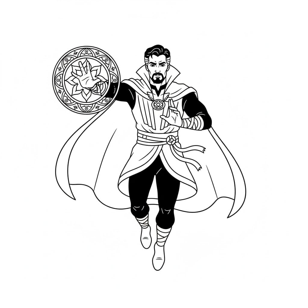 Doctor Strange dejlig Tegninger til Farvelægning