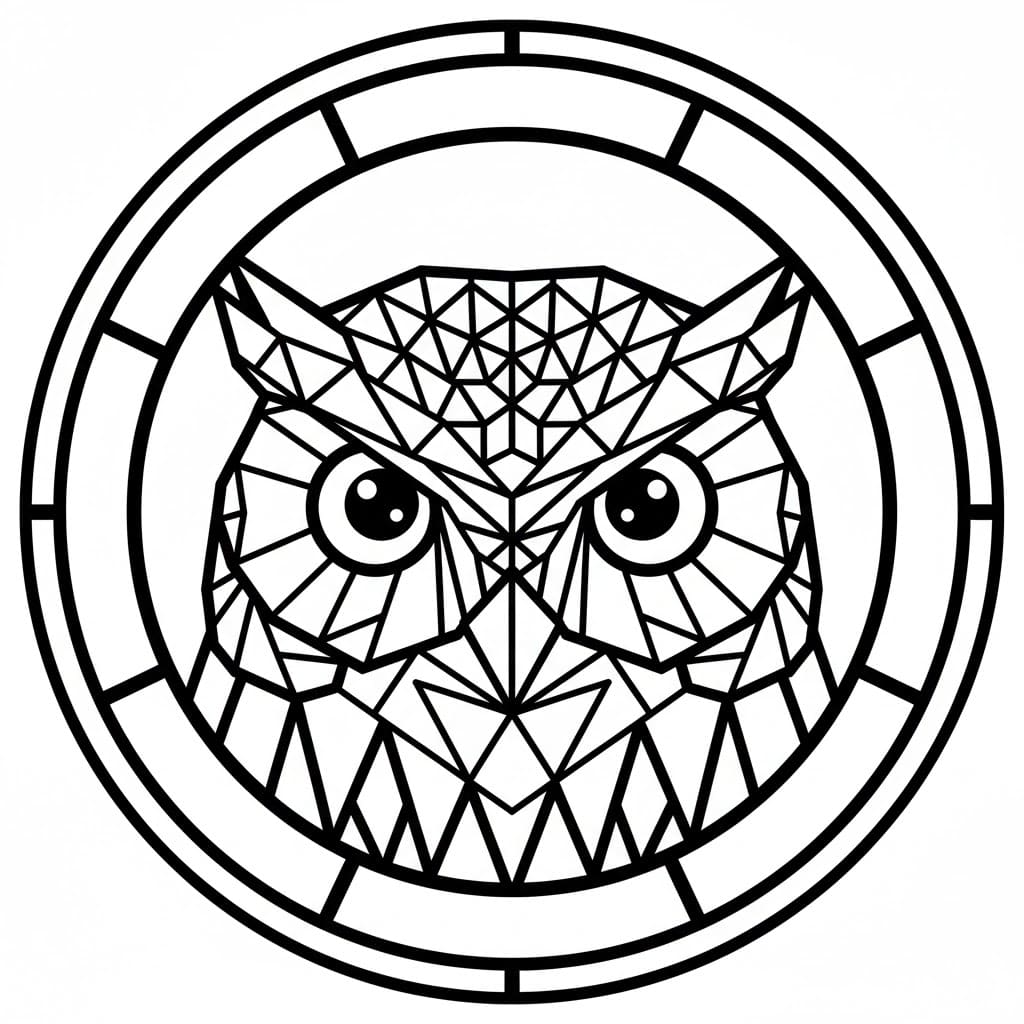 Fantastisk mosaik Tegninger til Farvelægning