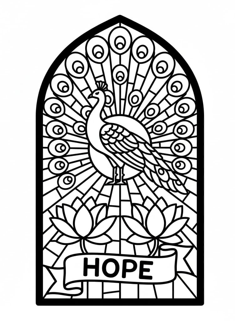 GlasmaleriHåp Tegninger til Farvelægning