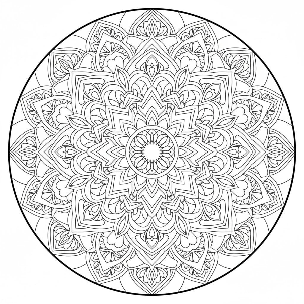 Gratis billede af kalejdoskop Tegninger til Farvelægning