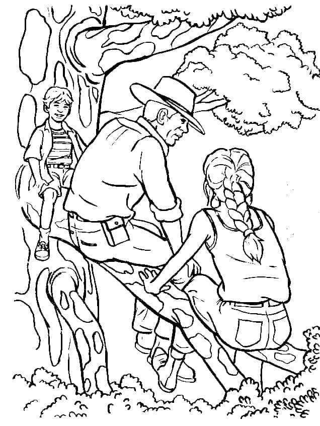 Jurassic Park gratis udskrivning Tegninger til Farvelægning