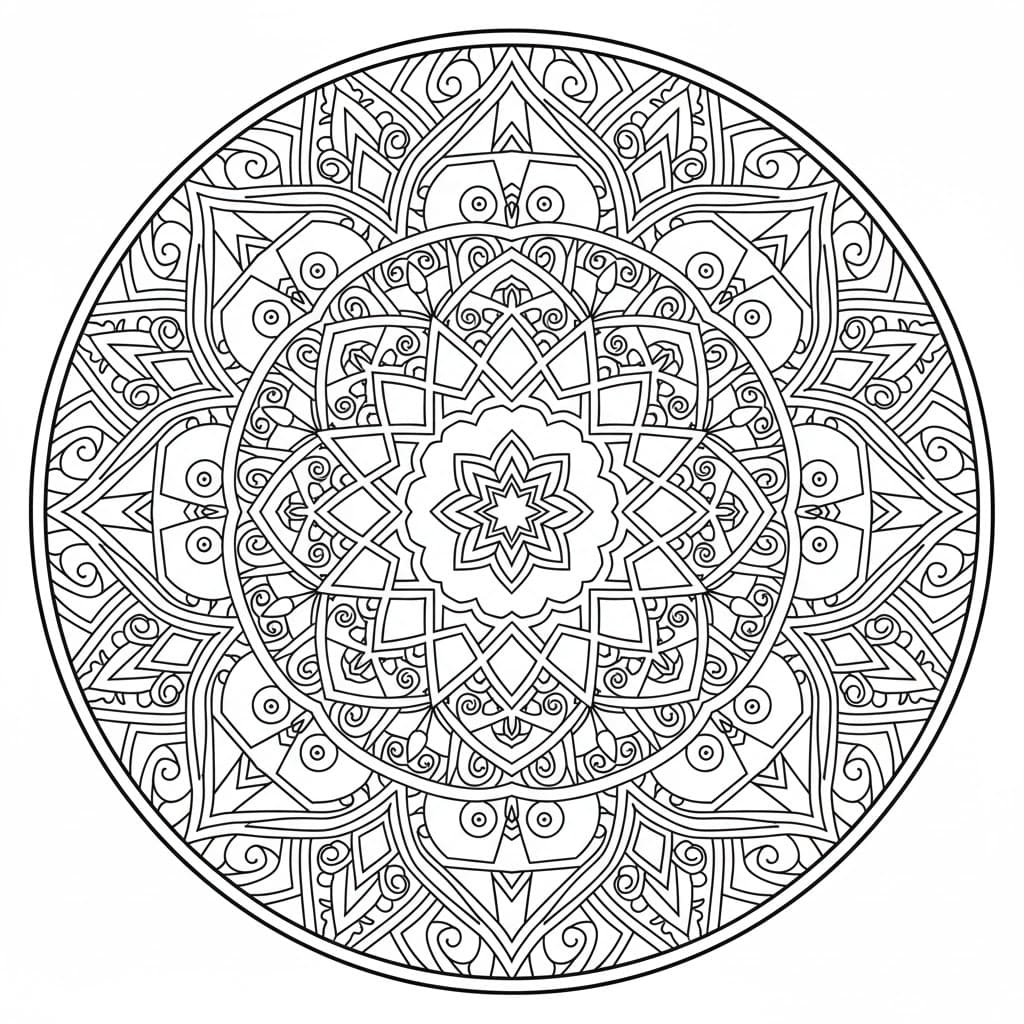 Kalejdoskop normalt Tegninger til Farvelægning