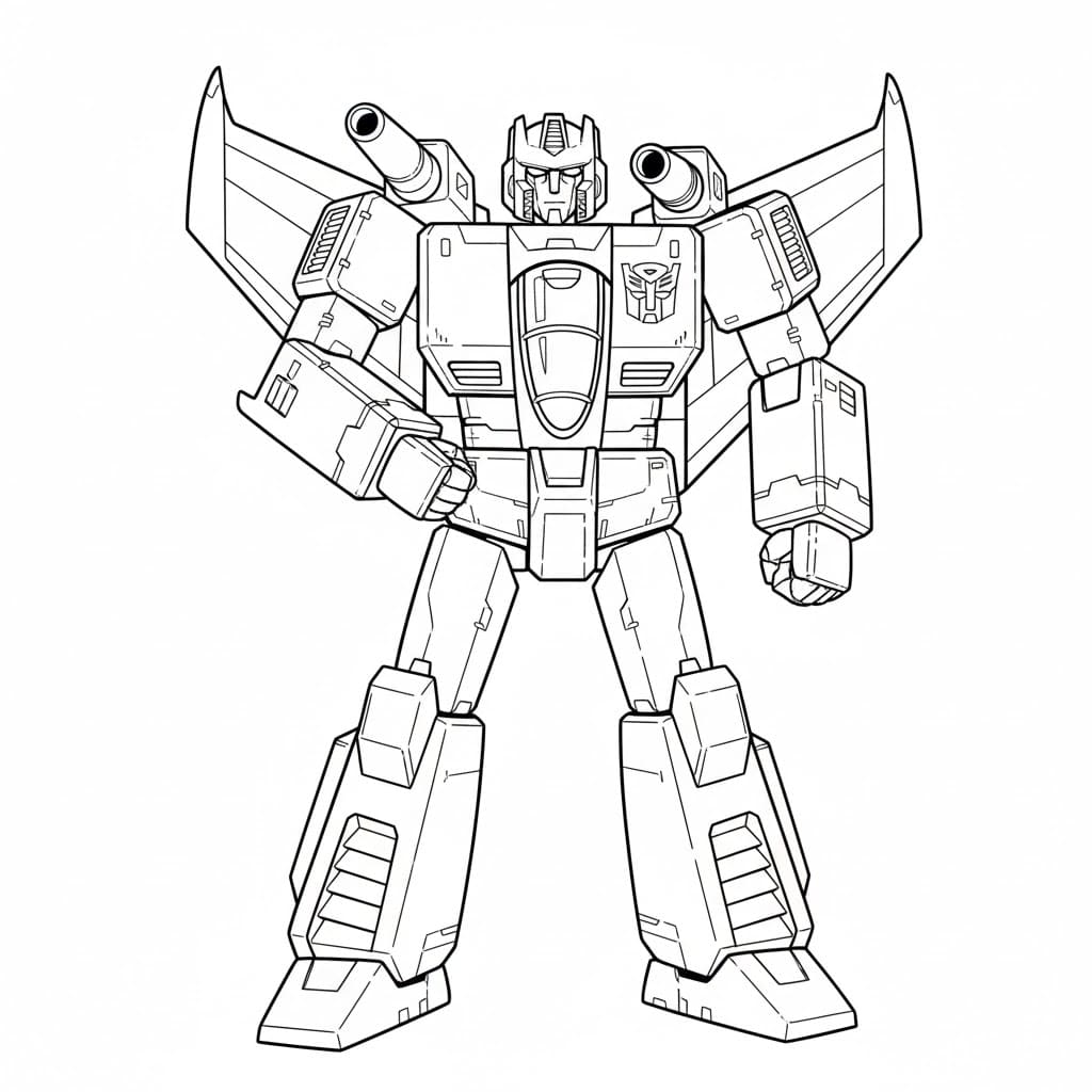 Laserbeak Tegninger til Farvelægning