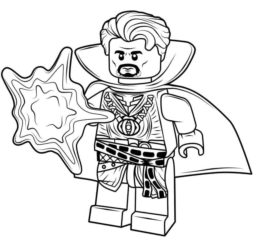 LEGO Doctor Strange Tegninger til Farvelægning