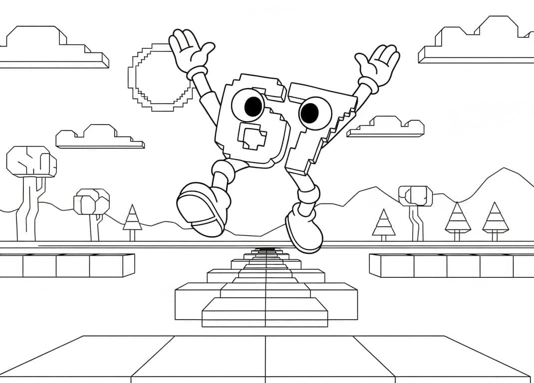 Lykkelig 67 Brainrot Tegninger til Farvelægning