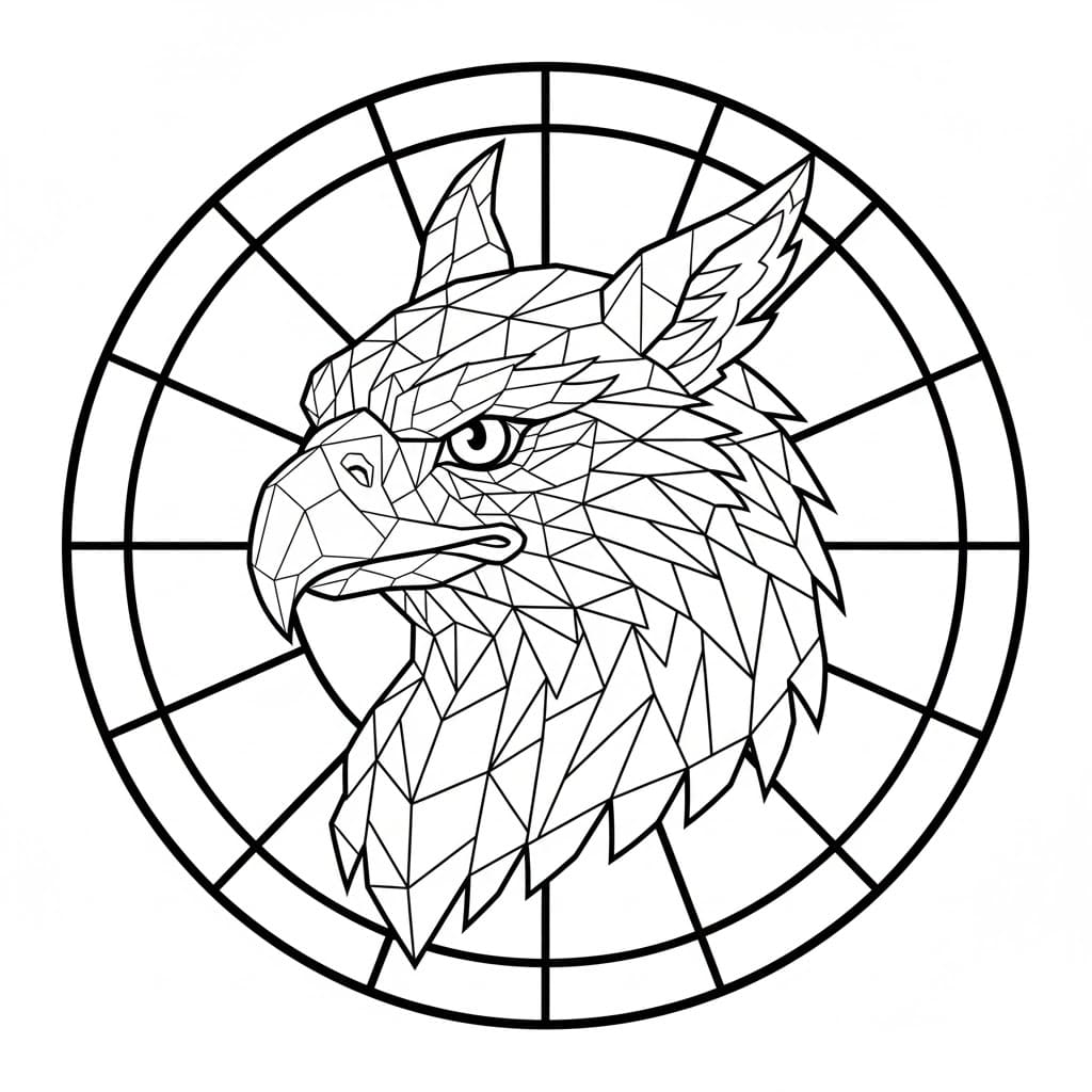 Mosaiktegning Tegninger til Farvelægning