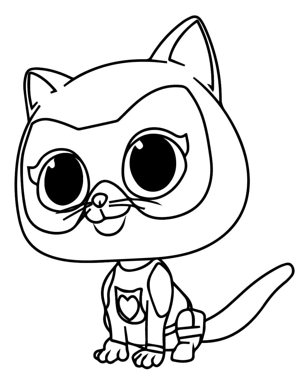 Nuttede Superkillinger Tegninger til Farvelægning