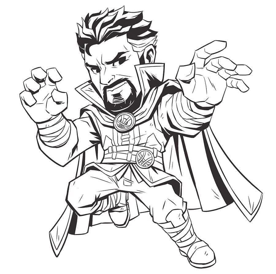 Printbar Doctor Strange Tegninger til Farvelægning