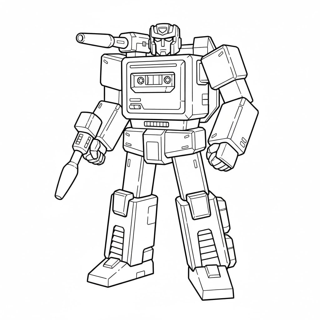 Soundwave Tegninger til Farvelægning