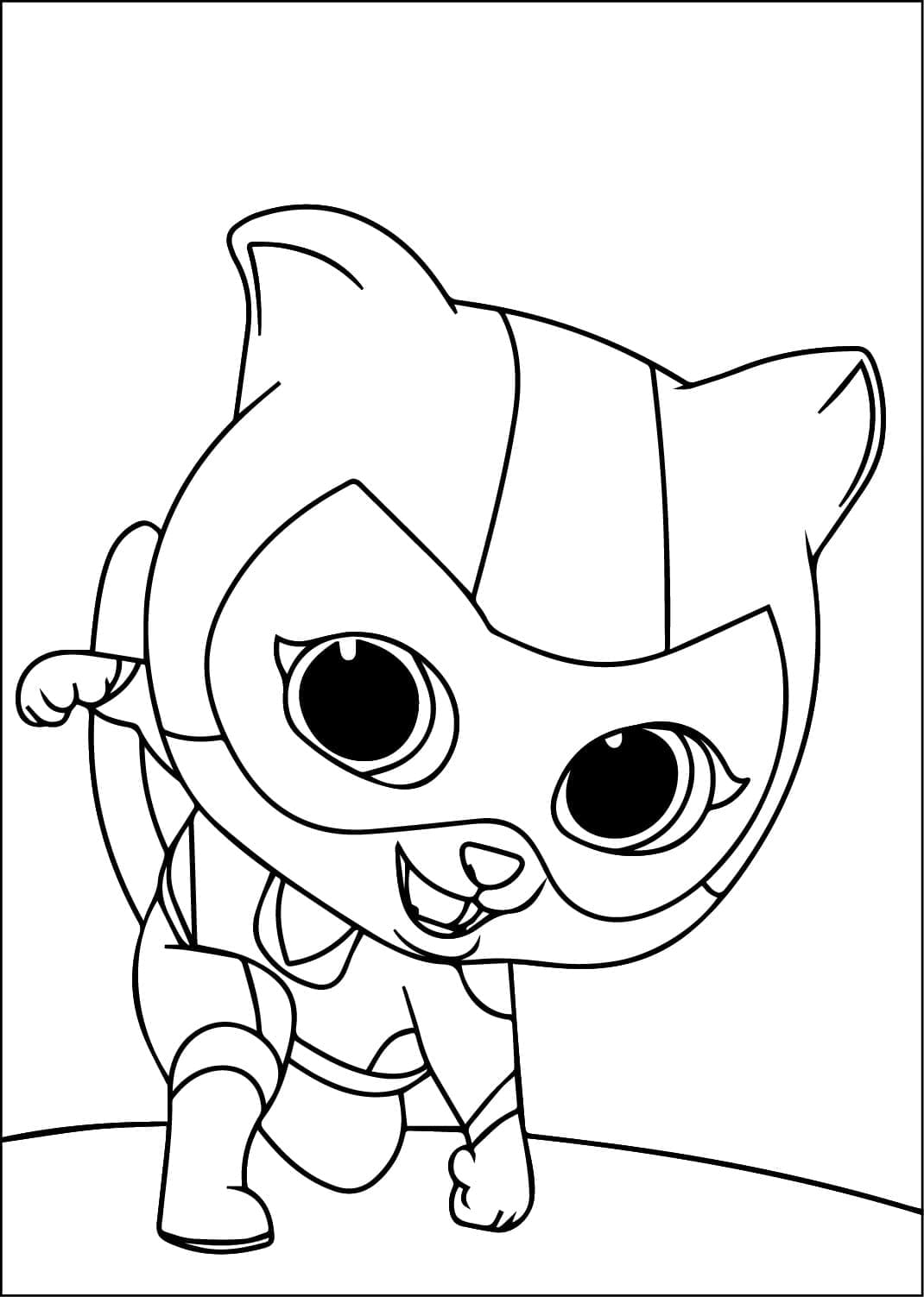 Superkillinger fantastiske Tegninger til Farvelægning