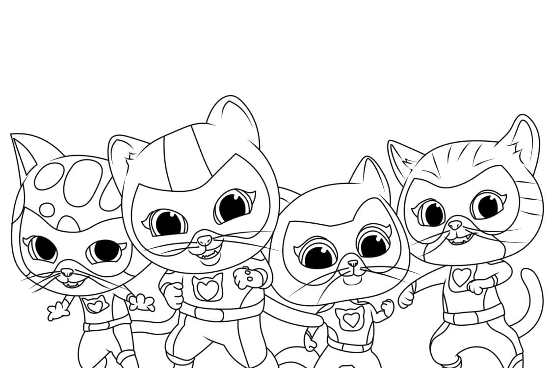 Superkillinger Tegninger til Farvelægning