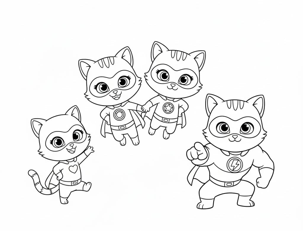 Superkillinger sød Tegninger til Farvelægning