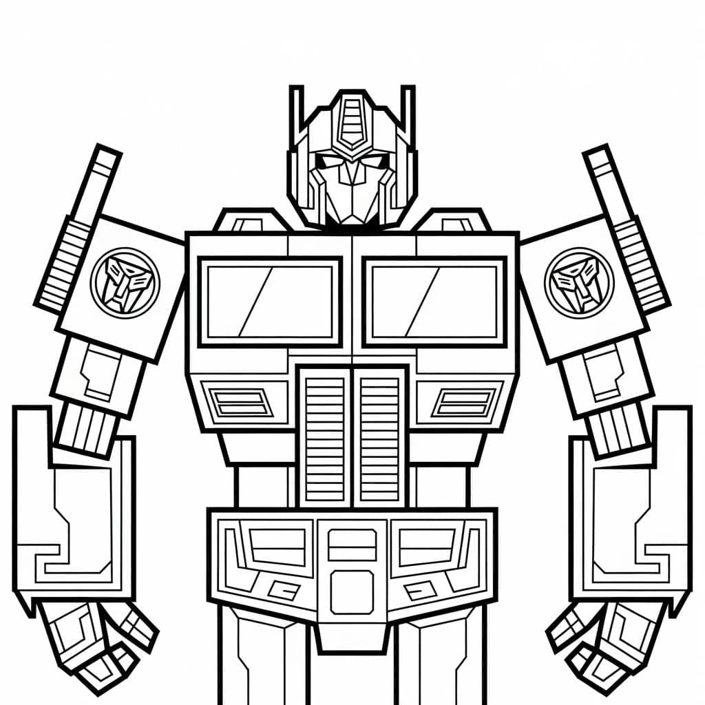 Transformers Tegninger til Farvelægning