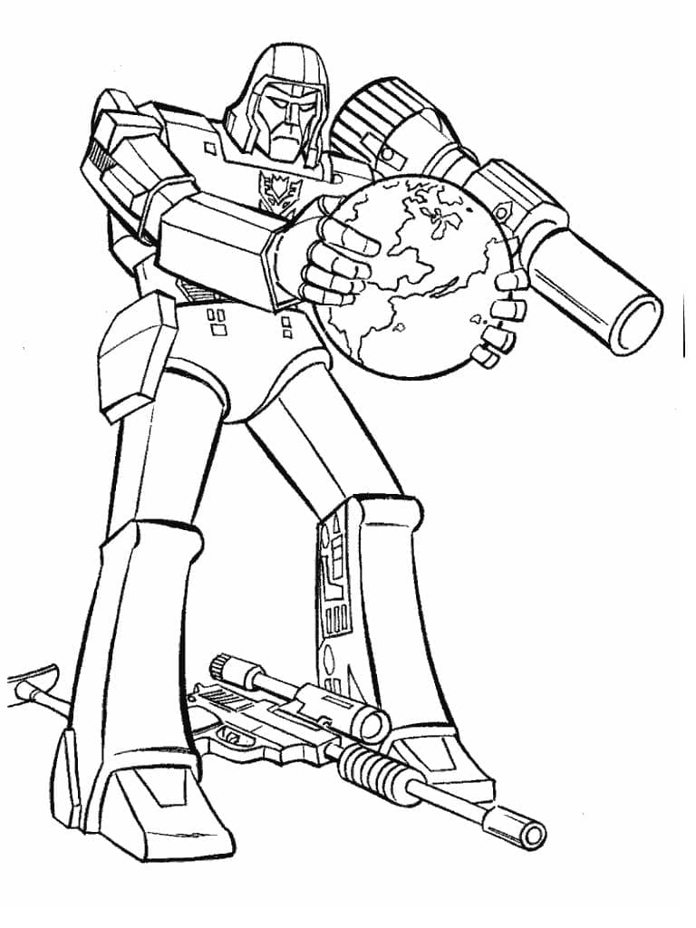 Transformers tegnefilm Megatron Tegninger til Farvelægning