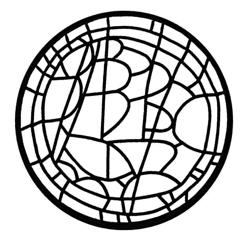 Utskrivbar glassmaleri for voksne Tegninger til Farvelægning