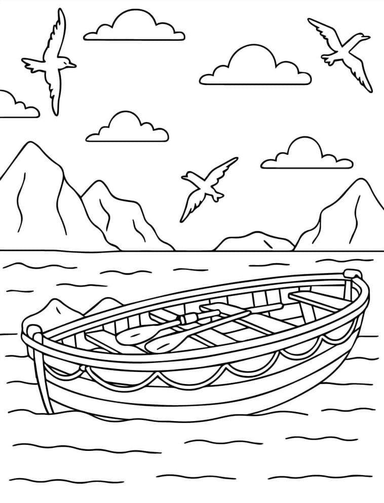 Letskibet Titanic Tegninger til Farvelægning