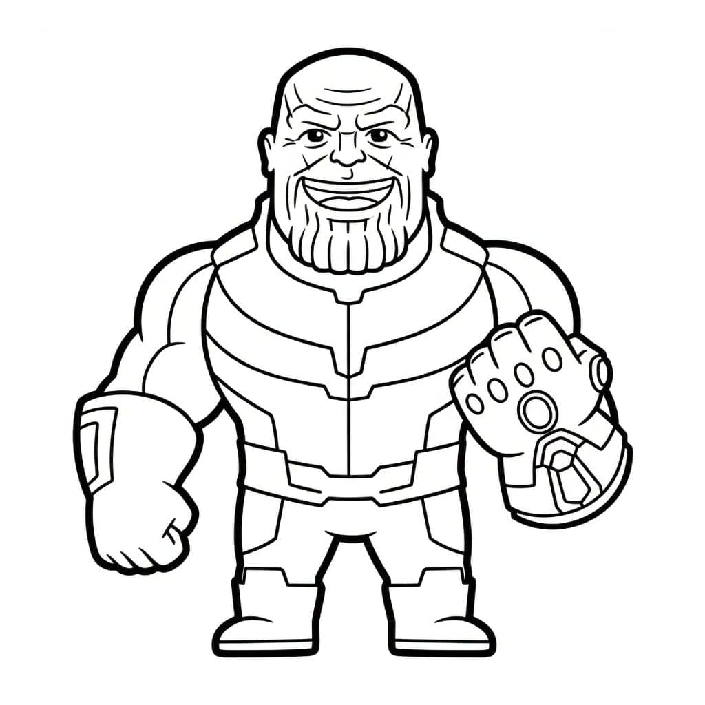 Thanos Tegninger til Farvelægning