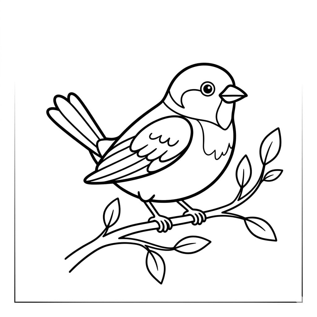 Gren Rødhals Tegninger til Farvelægning