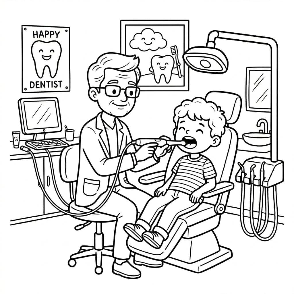 Beskyttelse af smukke tænder Tegninger til Farvelægning