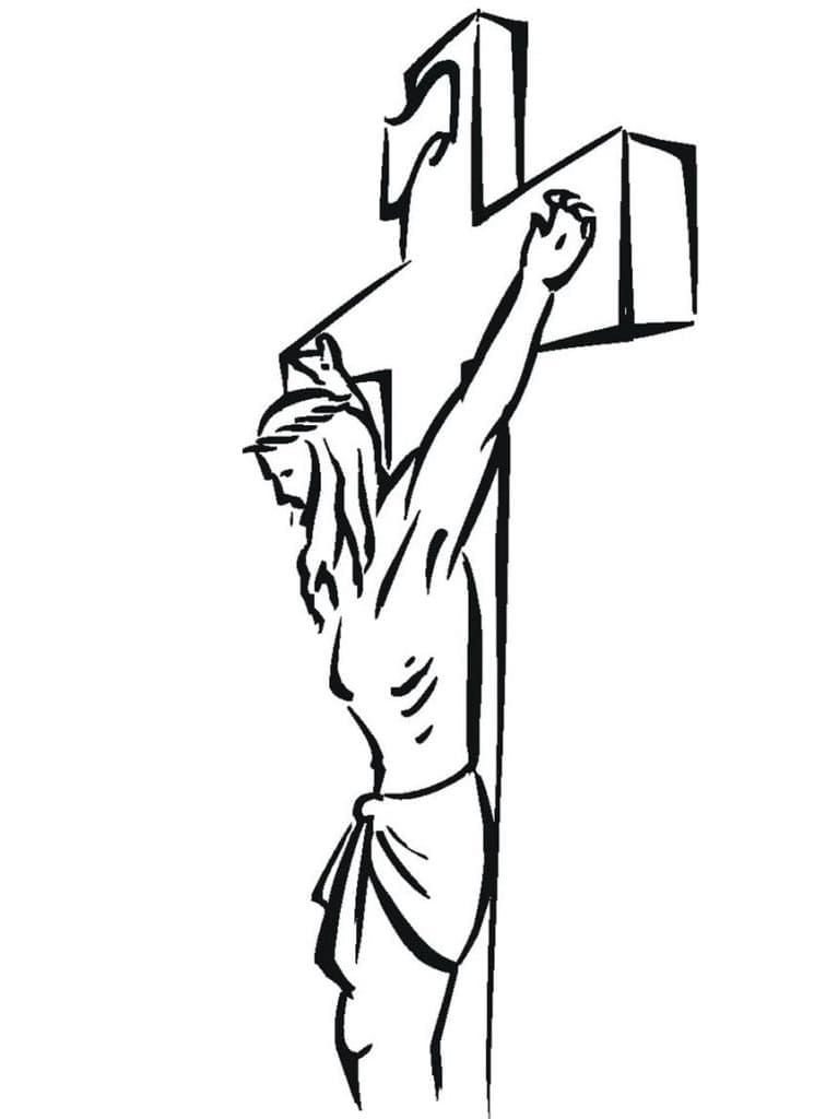 Langfredag ​​Gratis Tegninger til Farvelægning