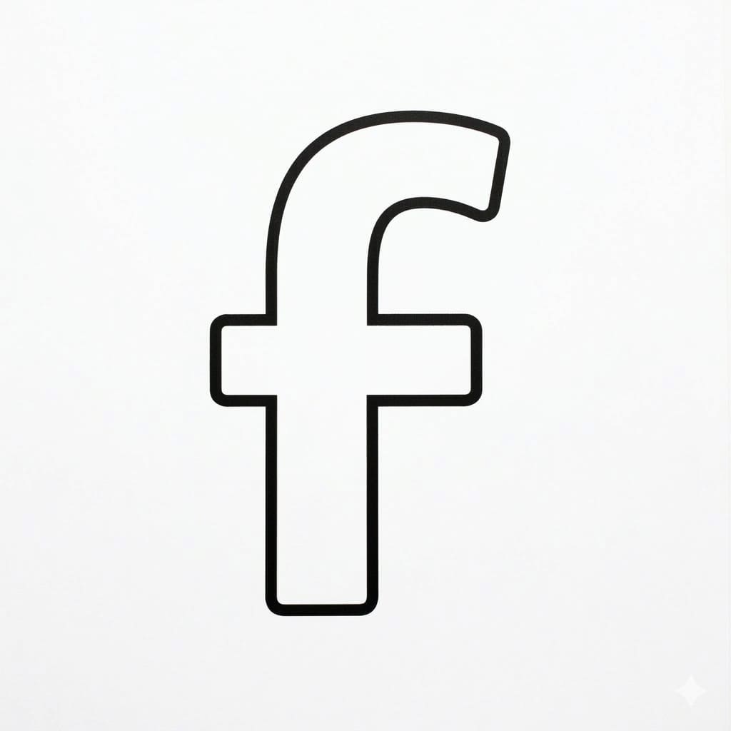 Lille Bogstav f Tegninger til Farvelægning