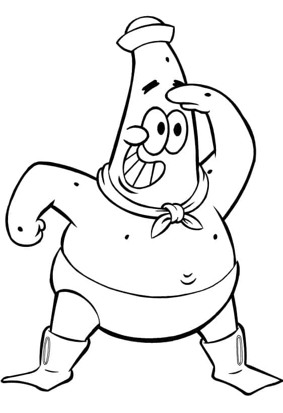 Patrick stjerne billede Tegninger til Farvelægning