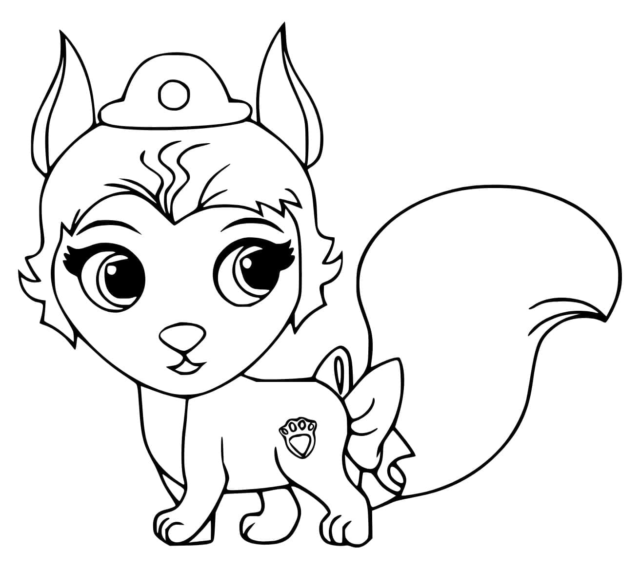 Slangebøsse fra Palace Pets Tegninger til Farvelægning