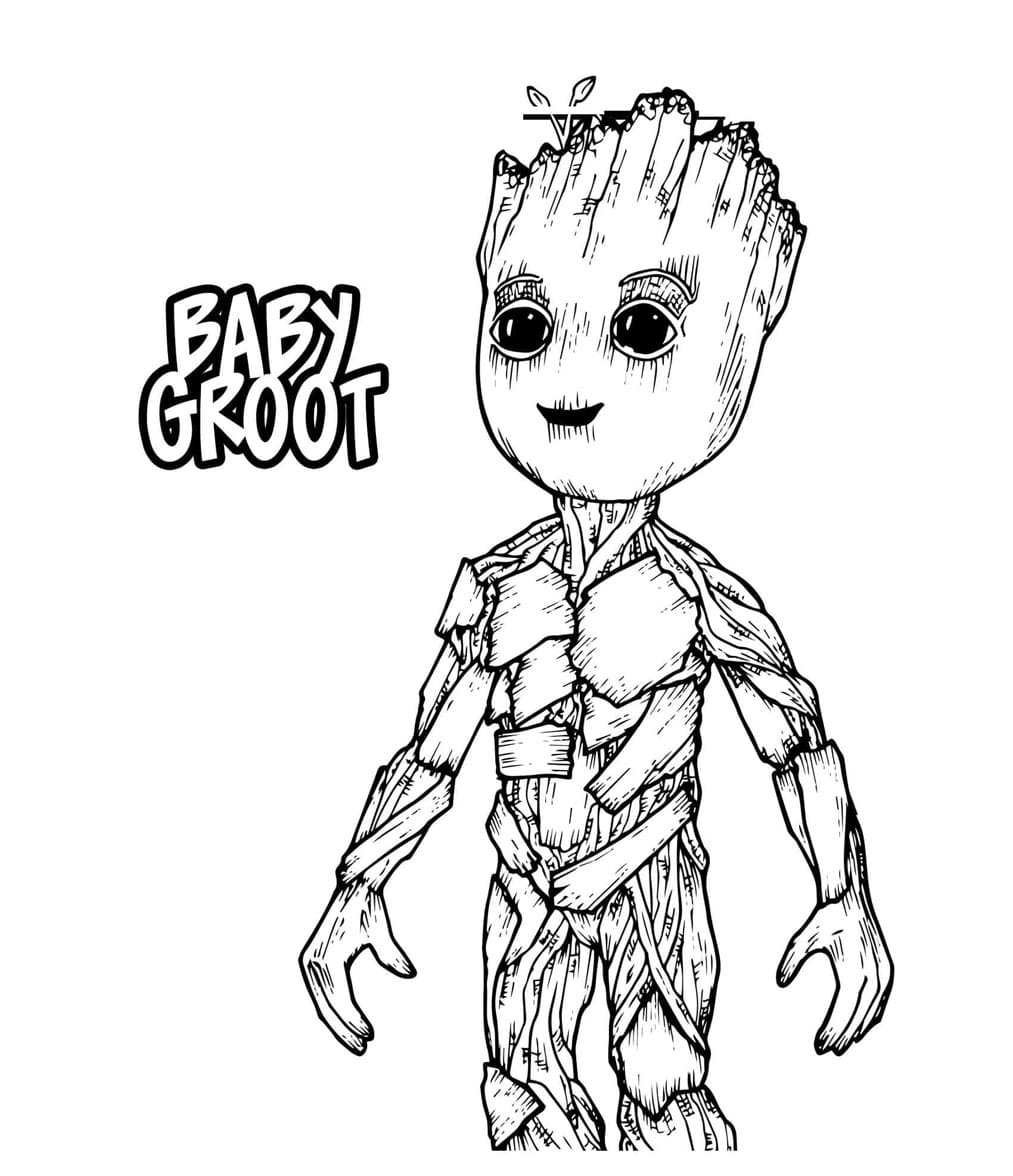 Smilende Groot Tegninger til Farvelægning