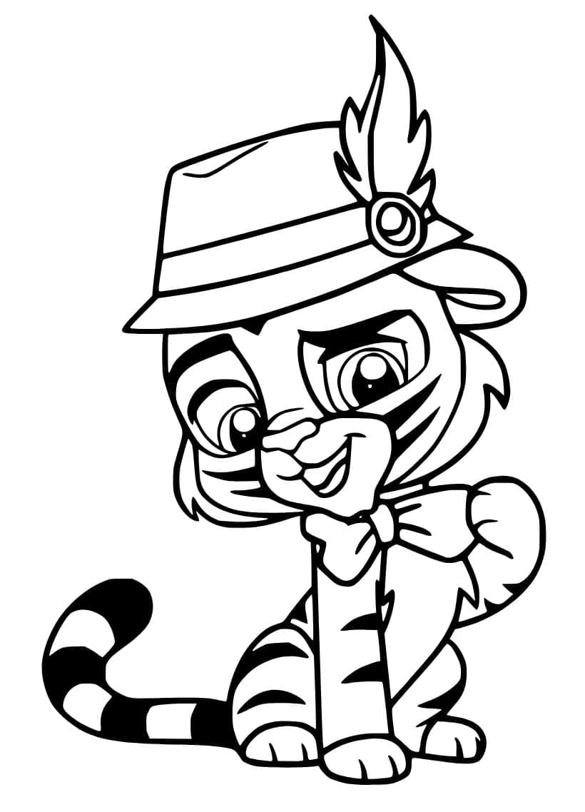 Sultan fra Palace Pets Tegninger til Farvelægning