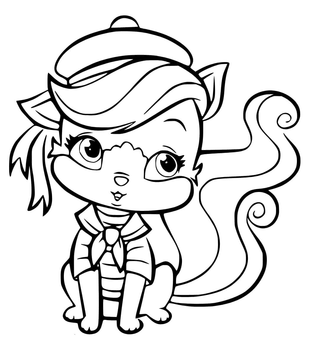 Treasure Palace Pets Tegninger til Farvelægning