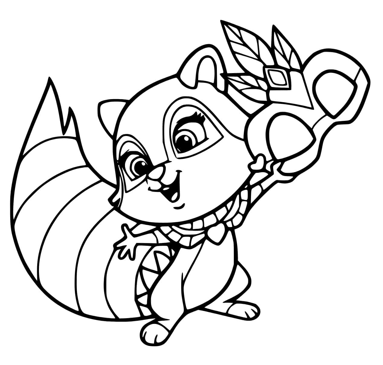 Windflower Palace Pets Tegninger til Farvelægning