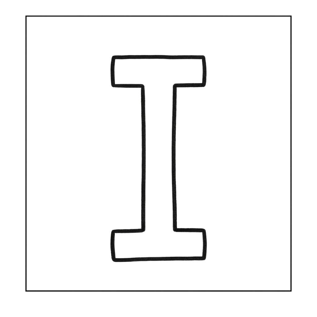 Bogstav I bølgelinje Tegninger til Farvelægning