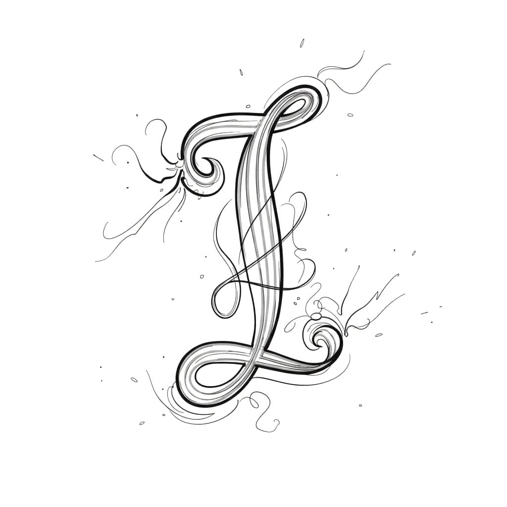 Brev I Gratis Tegninger til Farvelægning