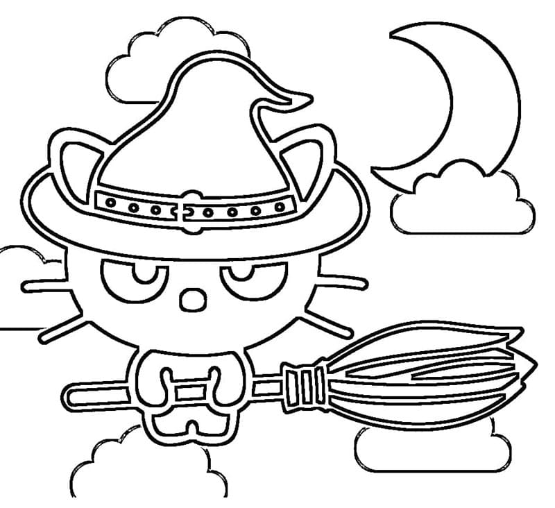 Chococat Heks Tegninger til Farvelægning