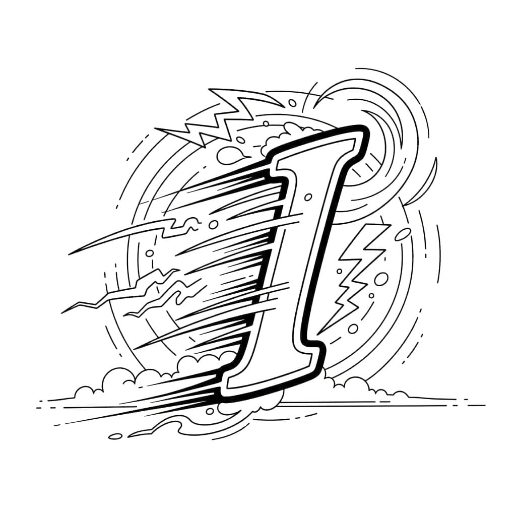 Dynamisk bogstav I Tegninger til Farvelægning