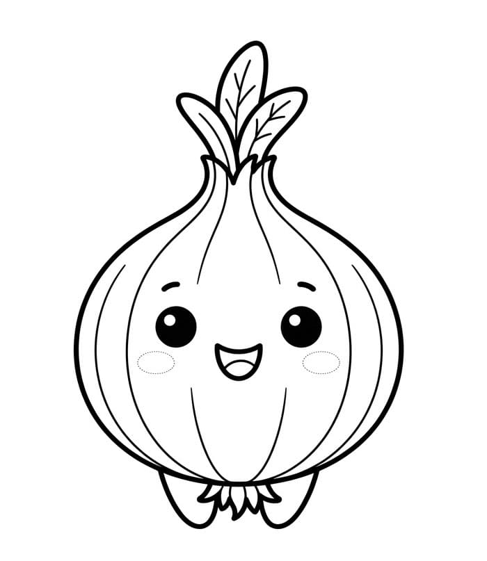 Glad Løg Tegninger til Farvelægning