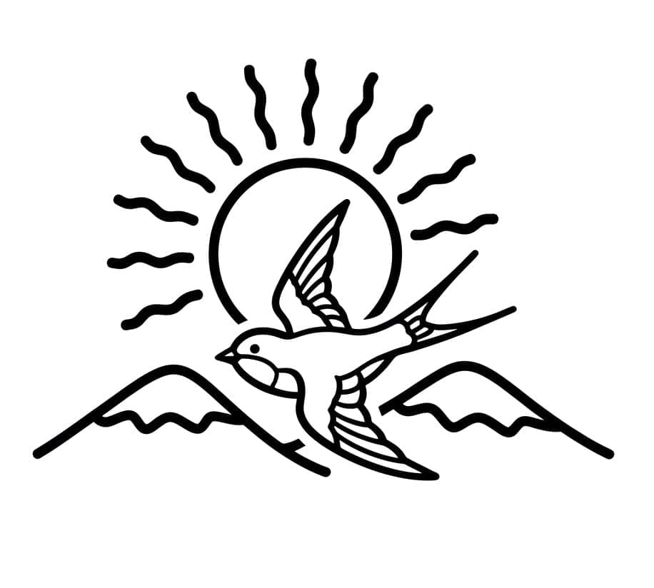 Gratis printbar svale Tegninger til Farvelægning