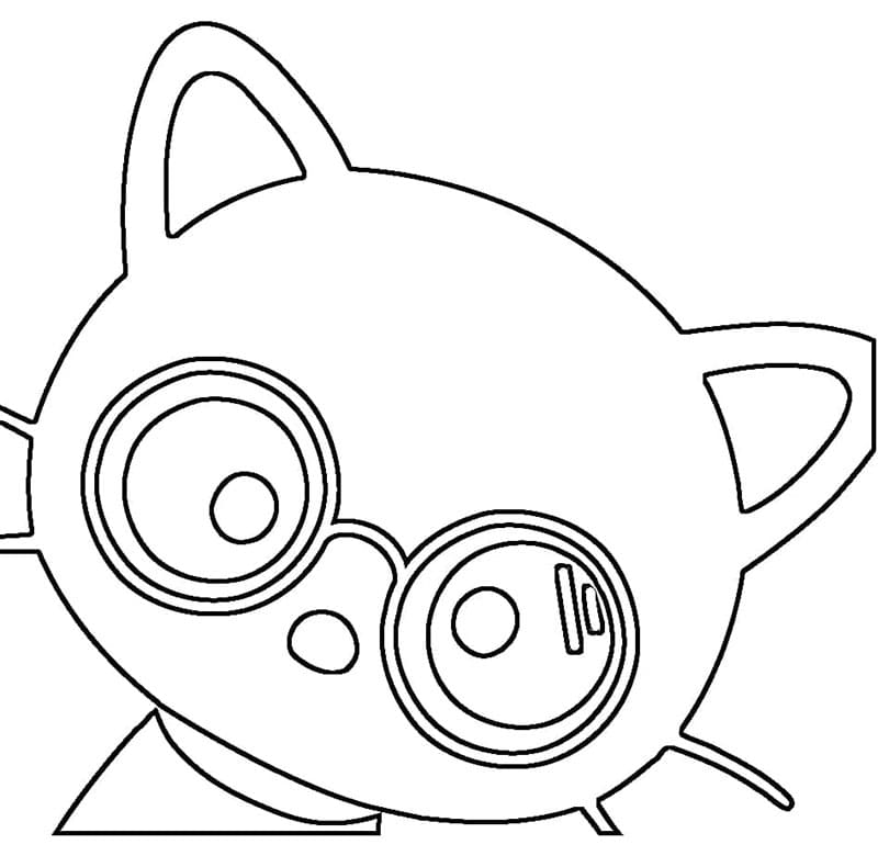 Gratis udskrivning Chococat Tegninger til Farvelægning