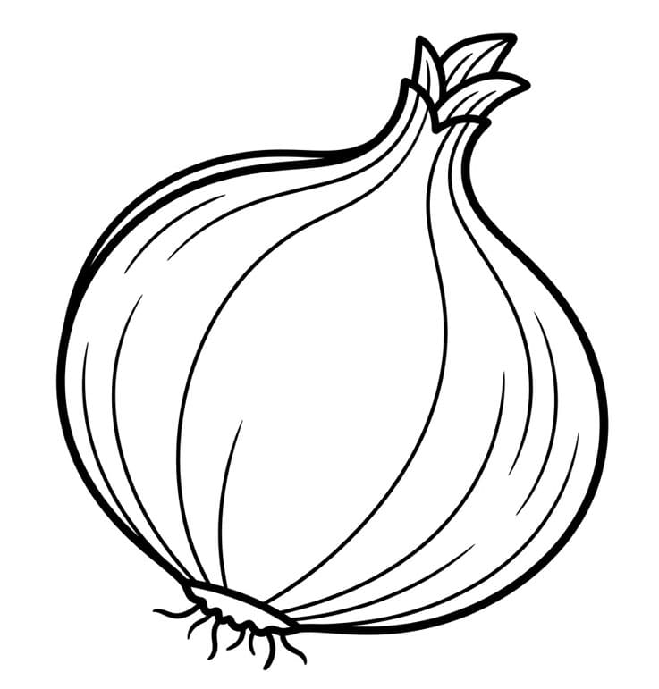 Klassisk Løg Tegninger til Farvelægning