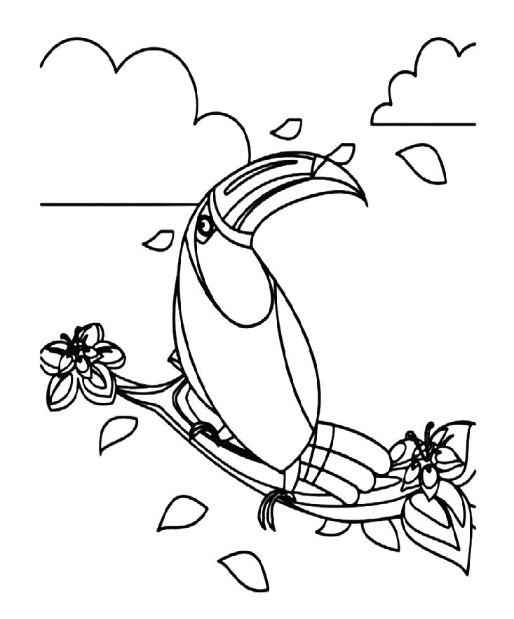 Krage simpel Tegninger til Farvelægning