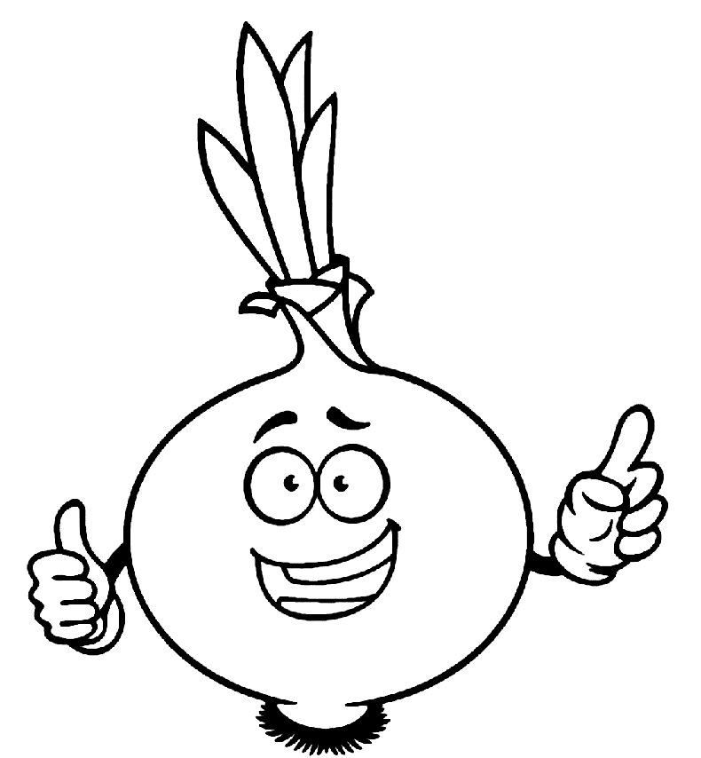 Løg til børn Tegninger til Farvelægning