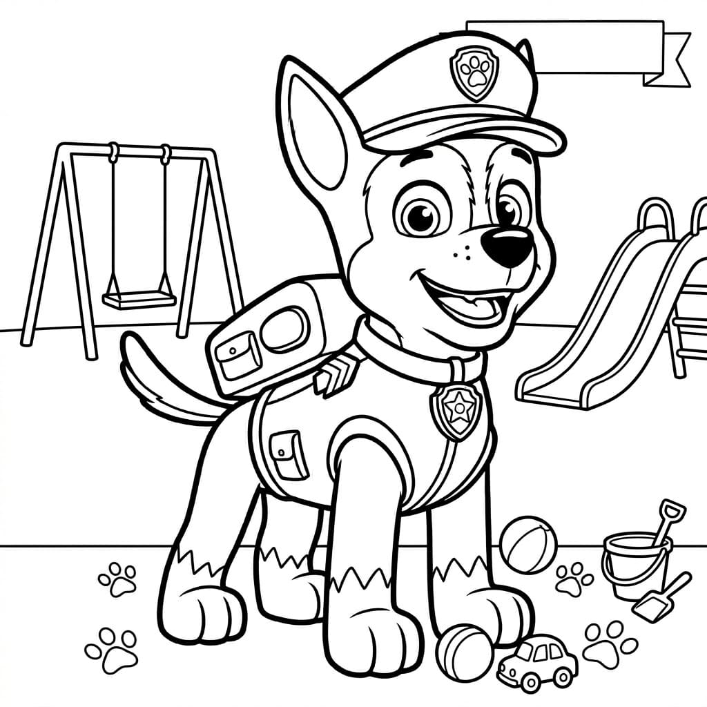 Park Chase Tegninger til Farvelægning