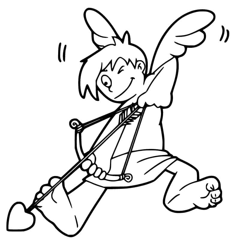 Printbar Amor Tegninger til Farvelægning