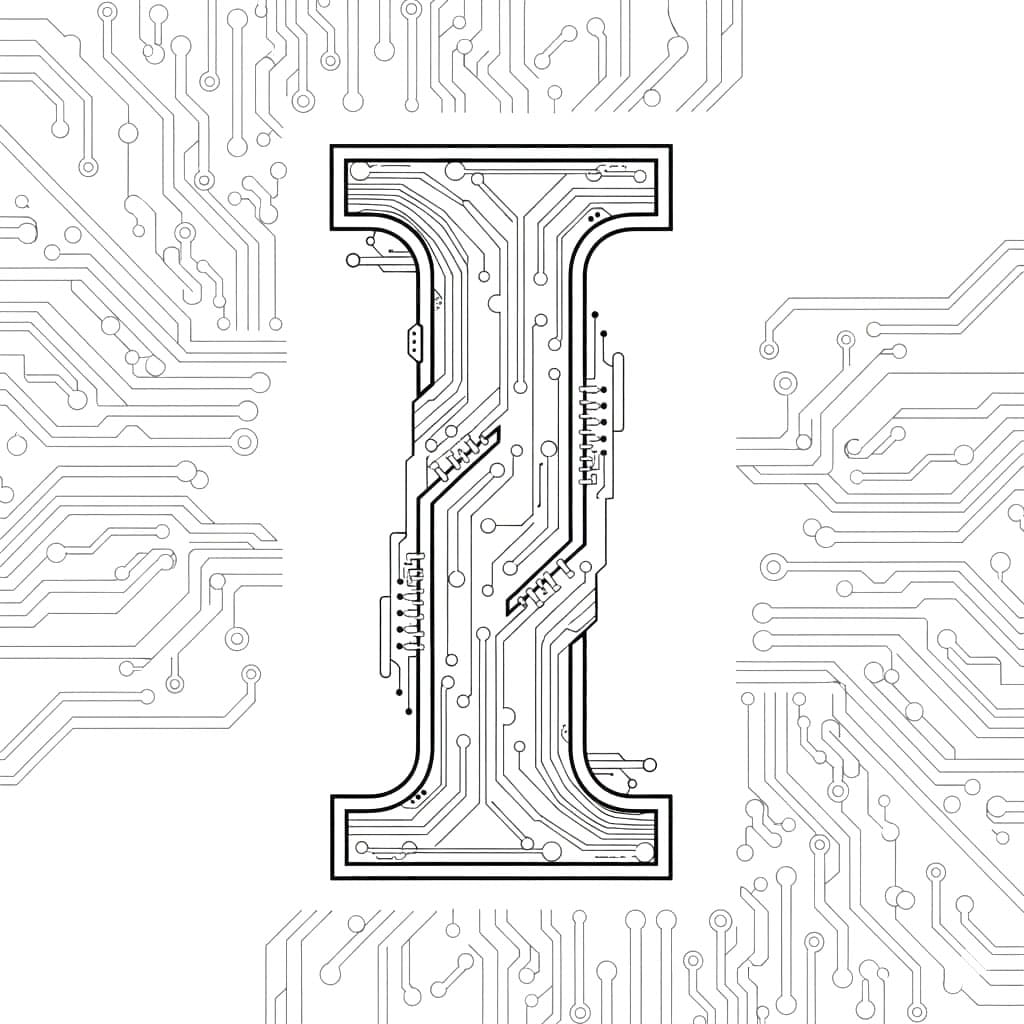 Smart bogstav I Tegninger til Farvelægning